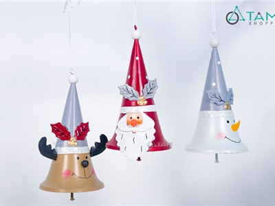 Phụ kiện treo Noel chuông sắt  X-PKTCT-29